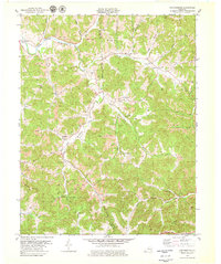 Portersburg 1979 topographic map thumbnail