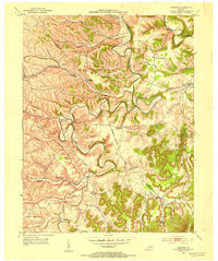 Preston 1952 topographic map thumbnail