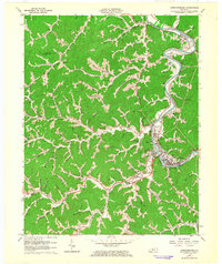 Prestonsburg 1962 topographic map thumbnail