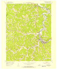 Prestonsburg 1954 topographic map thumbnail