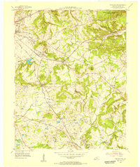 Princeton East 1954 topographic map thumbnail