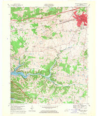 Princeton West 1967 topographic map thumbnail
