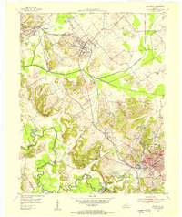 Providence 1954 topographic map thumbnail