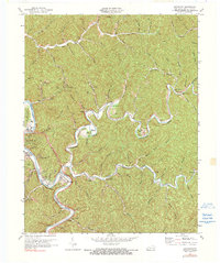 Quicksand 1972 topographic map thumbnail