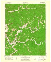 Quicksand 1961 topographic map thumbnail
