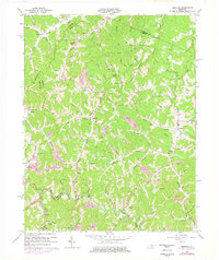 Redbush 1962 topographic map preview