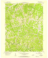 Redbush 1954 topographic map preview