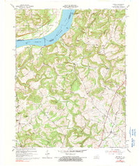 Repton 1954 topographic map preview