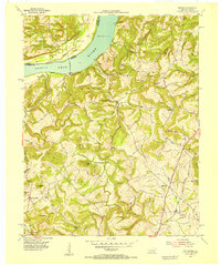 Repton 1954 topographic map preview