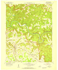 Rhoda 1954 topographic map thumbnail