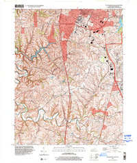 Richmond South 1997 topographic map thumbnail
