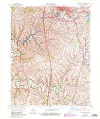 Richmond South 1965 topographic map thumbnail
