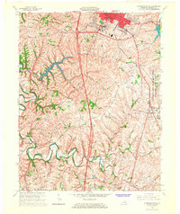Richmond South 1965 topographic map thumbnail