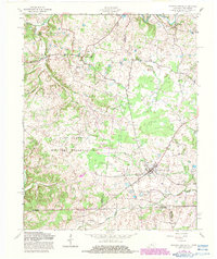 Roaring Spring 1957 topographic map thumbnail