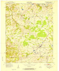 Roaring Spring 1951 topographic map thumbnail