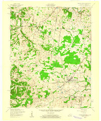 Roaring Spring 1957 topographic map thumbnail