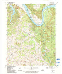 Rock Haven 1991 topographic map thumbnail