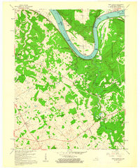 Rock Haven 1960 topographic map thumbnail
