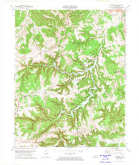 Rosewood 1972 topographic map thumbnail