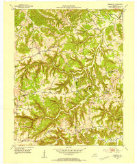 Rosewood 1953 topographic map thumbnail