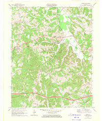 Rosine 1971 topographic map thumbnail