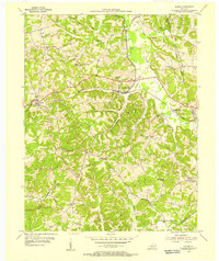 Rosine 1954 topographic map thumbnail