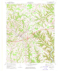 Russell Springs 1973 topographic map thumbnail