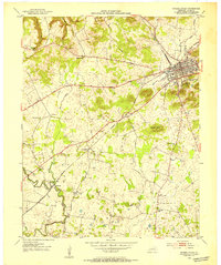 Russellville 1952 topographic map thumbnail
