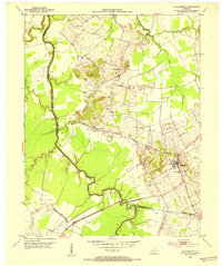Sacramento 1952 topographic map thumbnail