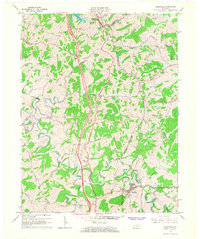 Sadieville 1965 topographic map thumbnail