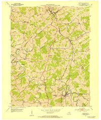 Sadieville 1953 topographic map thumbnail