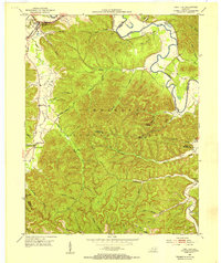 Salt Lick 1953 topographic map thumbnail