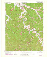 Salyersville South 1962 topographic map thumbnail