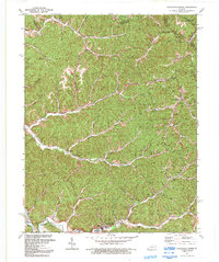 Salyersville North 1992 topographic map thumbnail