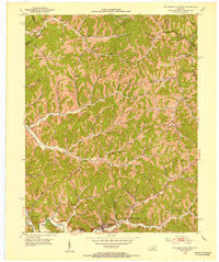 Salyersville North 1951 topographic map thumbnail