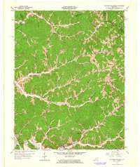 Salyersville North 1962 topographic map thumbnail