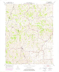 Sardis 1952 topographic map thumbnail