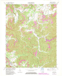 Saxton 1970 topographic map thumbnail