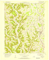 Science Hill 1954 topographic map thumbnail