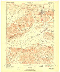 Sebree 1951 topographic map thumbnail