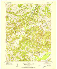 Shady Grove 1954 topographic map thumbnail