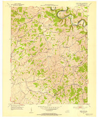 Shady Nook 1952 topographic map thumbnail