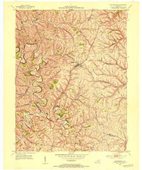 Sharpsburg 1952 topographic map thumbnail
