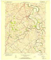 Shawhan 1954 topographic map thumbnail