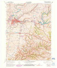 Shelbyville 1965 topographic map thumbnail