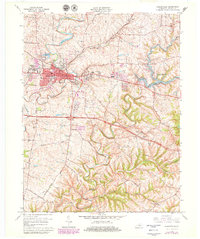 Shelbyville 1965 topographic map thumbnail