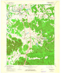 Shepherdsville 1962 topographic map thumbnail