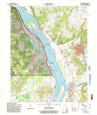 Smithland 1996 topographic map thumbnail