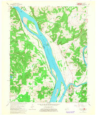 Smithland 1967 topographic map thumbnail
