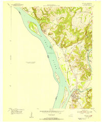 Smithland 1954 topographic map thumbnail